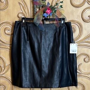 NWT a.n.a Faux Leather Mini Skirt in